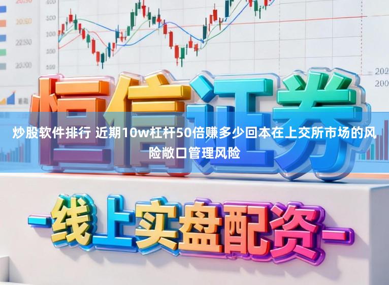 炒股软件排行 近期10w杠杆50倍赚多少回本在上交所市场的风险敞口管理风险